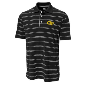 Georgia Tech Yellow Jackets CB DryTec Hawthorne Stripe - Black